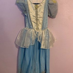 Girls play Cinderella dress